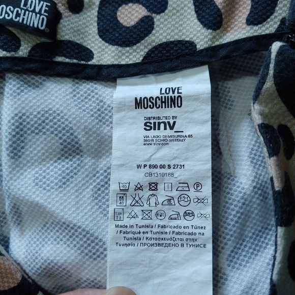 LOVE Moschino Leopard Print Pants, size 6 - Picture 10 of 15
